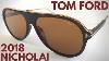 Tom Ford Hugh Sunglasses Shiny Dark Havana Torte Brown Ft 0337 56j Made In Italy Tom Ford Sunglasses
